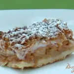Пирог песочный яблочный с киселём