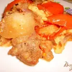 Свинина с овощами