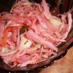 Соленая капуста с буряком