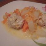 Осеннее овощное рагу с фрикадельками
