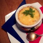 Жюльен с курицей и шампиньонами.