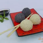 Закуска в японском стиле Черное и белое