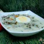 Щавелевый суп с рисом