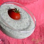 Рисовый мусс со шпинатом