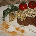 Говяжья вырезка с грибами