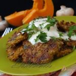 Тыквенно-картофельные драники с грибами