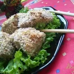 Лосось, запеченный в кунжуте