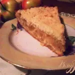 Яблочный пирог - sour cream apple pie