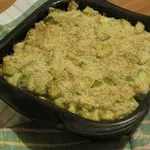 Куриная запеканка с цветной капустой и кабачком.