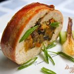 Куриный рулет с грибами