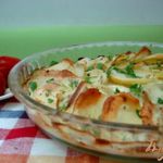 Картофель запеченный со сливками