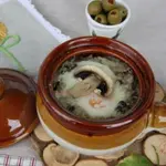 Рисовая запеканка с грибами по-европейски