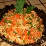 Салат из редьки с морковью и сыром