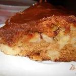 Яблочный пирог с коричной пропиткой