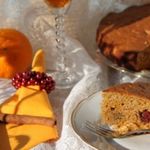 Ароматный хлеб из тыквы с клюквой, апельсином и бренди