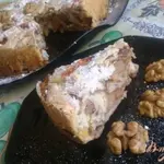 Шарлотка с сухофруктами