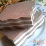 Желе со сметаной и какао