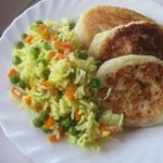 Картофельные зразы с семгой