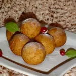 Сладкие картофельно-кунжутные шарики