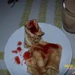 Банановые блинчики.