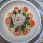 Рыбные улитки с овощами