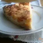 Сливочный персиковый тарт