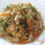 Макароны по-флотски с отварным мясом.