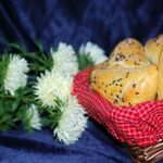 Пирожки с паштетом из куриной печени и сердечек