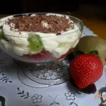 Фрукты в зефирном креме