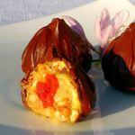 Трюфели с инжиром, орехами, вялеными вишнями