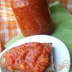 Икра из бурых помидоров и моркови