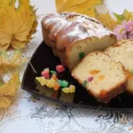 Йогуртовый кекс с цукатами
