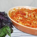 Ленивые пельмени в овощном соусе