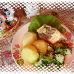 Карась под сметаной.