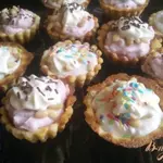 Нежные заварные корзиночки с творожным кремом