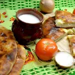 Осетинские пироги «Картофджын» – пирог с картошкой
