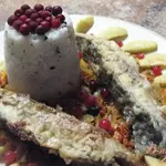 Жареная камбала.