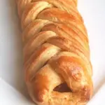 Косичка из творожного теста