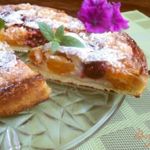 Пирог с франжипаном и фруктами