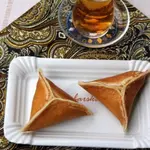 Арабские блинчики Катаеф/Qatayef с яблоками, орехами и творогом