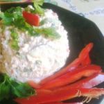 Салат из творога с овощами