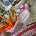 Быстрый соус к овощной закусочке..