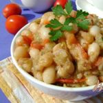Рагу с баклажанами и фасолью а-ля бакат :)