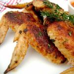 Куриные крылышки с аджикой и тимьяном