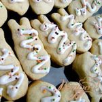 Корично-кофейное печенье Кролики