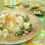 Булгур с овощами, отваренный в пергаменте