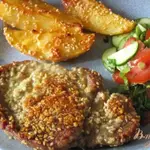 Стейки из корейки с кунжутом