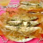 Судачки в оливковом масле, запечённые в пергаменте