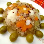 Холодец-перевёртыш Цветочная полянка:)