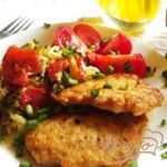 Рубленые котлеты с гарниром